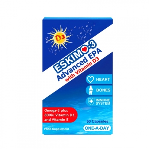 Eskimo 3 Advanced EPA with Vitamin D3 Capsules 50s